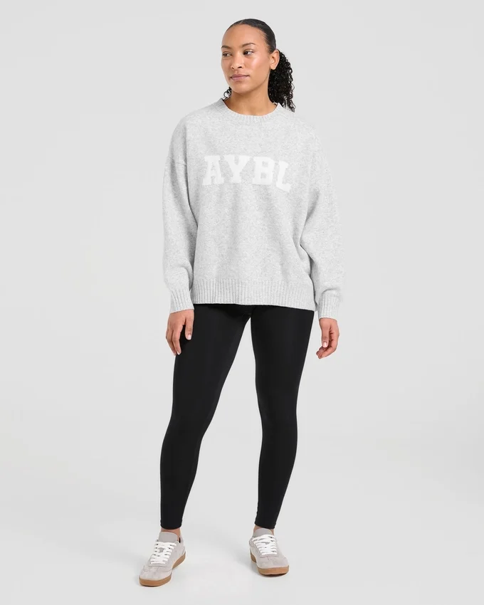 Pull en maille oversize « Varsity »