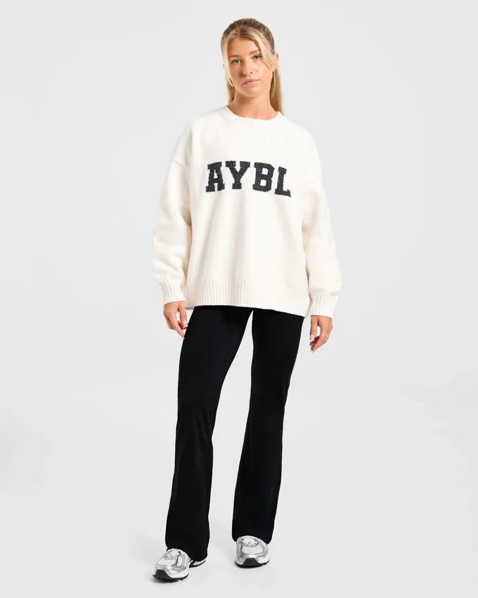 Pull en maille oversize « Varsity »
