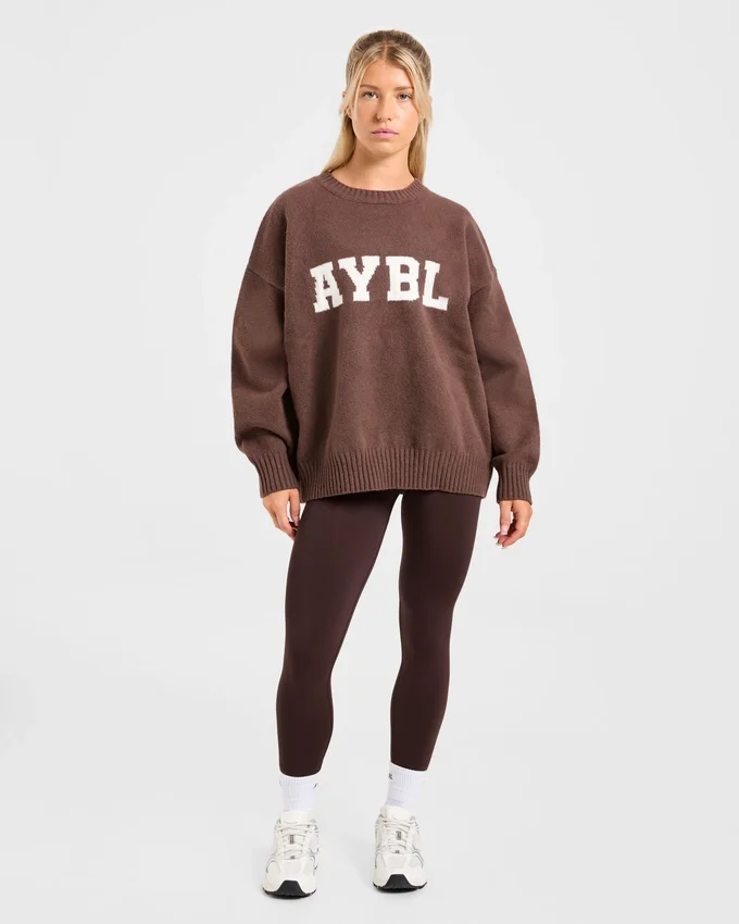 Pull en maille oversize « Varsity »