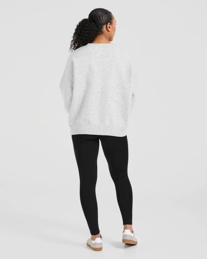 Pull en maille oversize « Varsity »