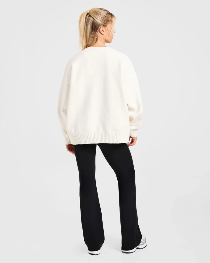 Pull en maille oversize « Varsity »
