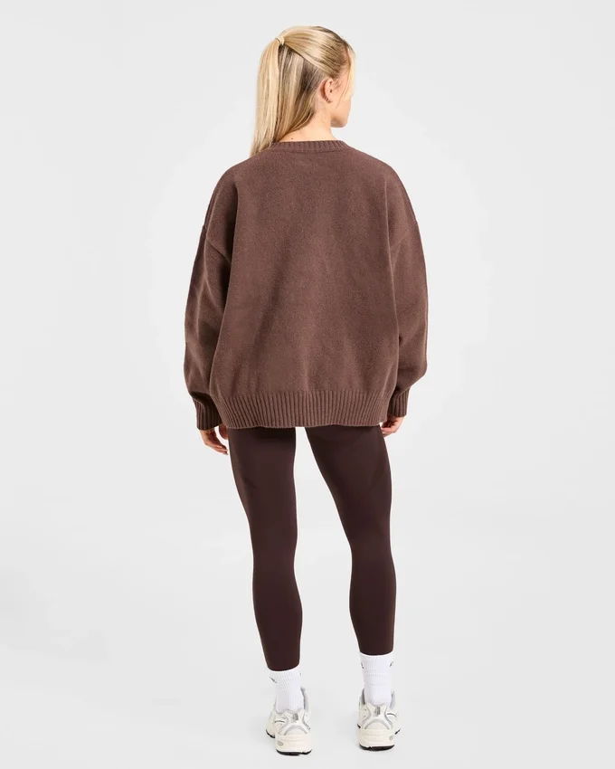 Pull en maille oversize « Varsity »