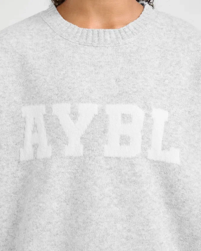 Pull en maille oversize « Varsity »