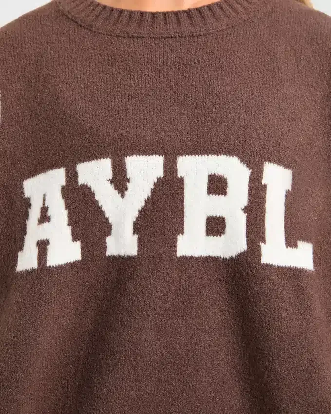 Pull en maille oversize « Varsity »
