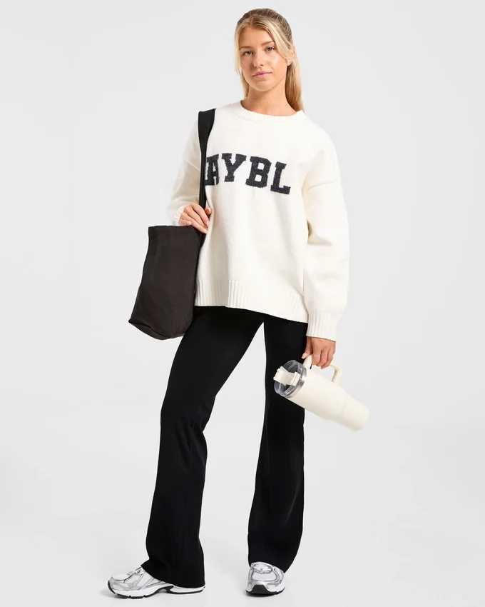 Pull en maille oversize « Varsity »