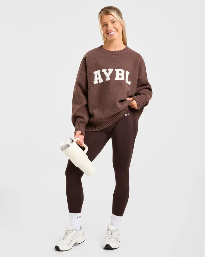 Pull en maille oversize « Varsity »
