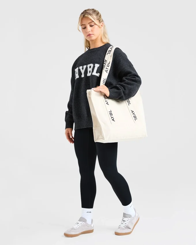 Pull en maille oversize « Varsity »