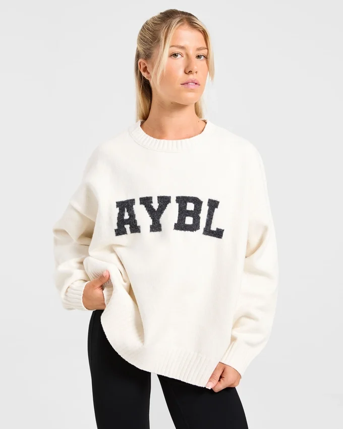 Pull en maille oversize « Varsity »