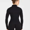 Pull Essential sans coutures à demi-zip
