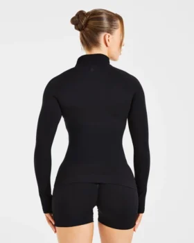 Pull Essential sans coutures à demi-zip
