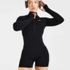 Pull Essential sans coutures à demi-zip