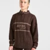 Pull oversize à fermeture éclair 1/4 Athletics