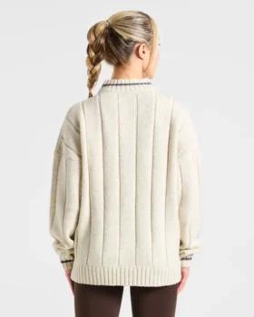 Pull oversize à fermeture éclair 1/4 Athletics