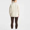Pull oversize à fermeture éclair 1/4 Athletics