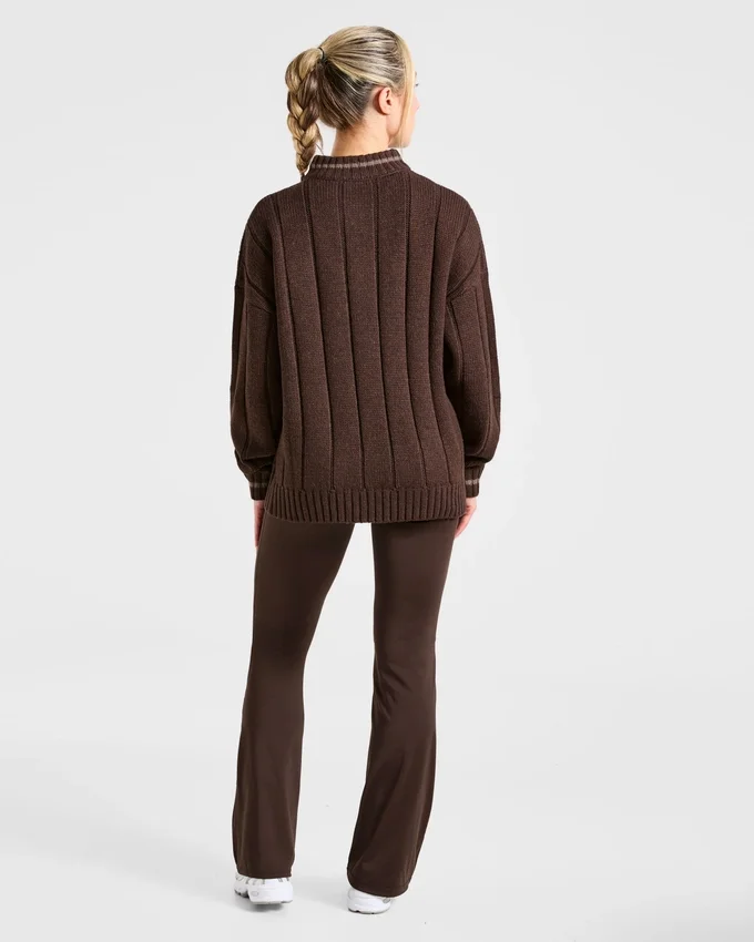 Pull oversize à fermeture éclair 1/4 Athletics