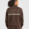 Pull oversize à fermeture éclair 1/4 Athletics Track