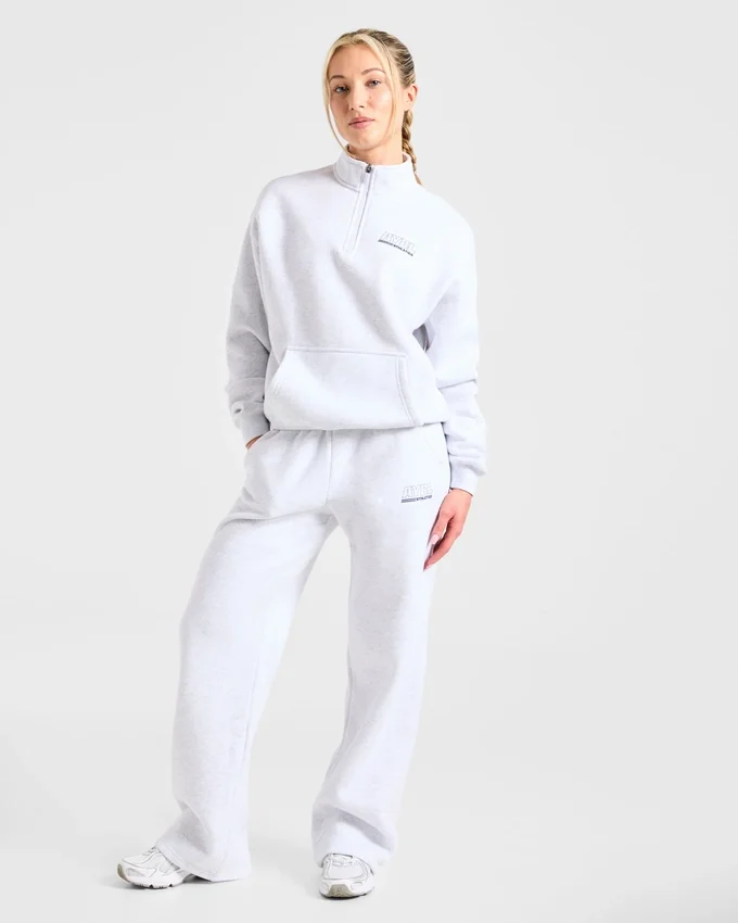 Pull oversize à fermeture éclair 1/4 Athletics Track