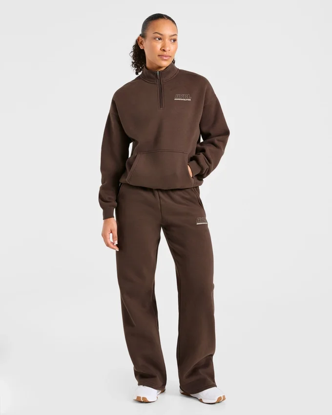 Pull oversize à fermeture éclair 1/4 Athletics Track