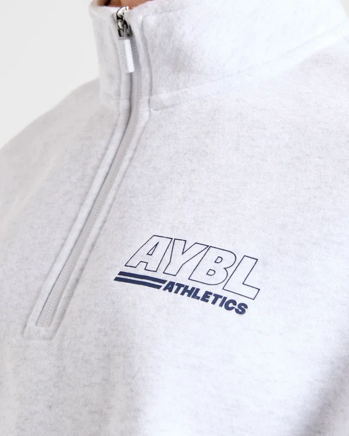 Pull oversize à fermeture éclair 1/4 Athletics Track