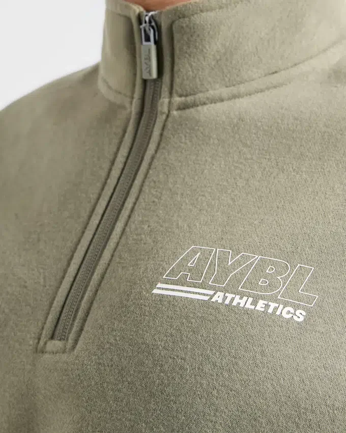 Pull oversize à fermeture éclair 1/4 Athletics Track