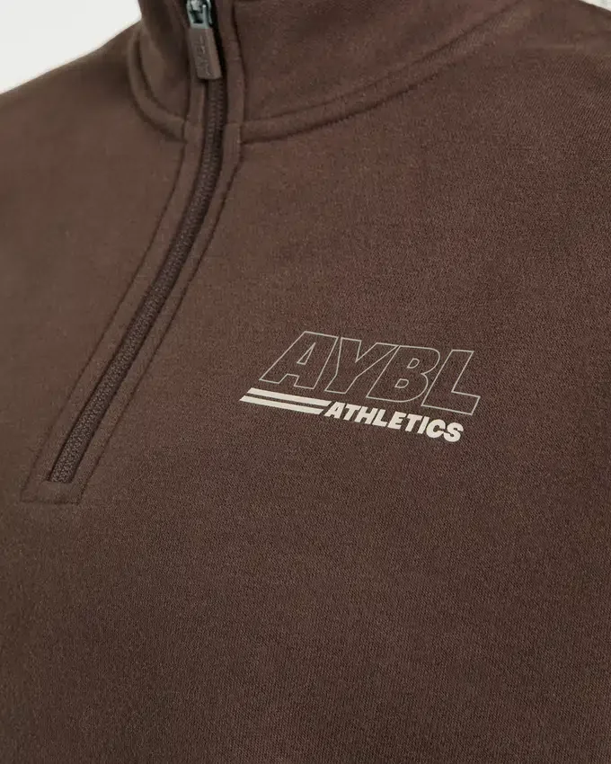 Pull oversize à fermeture éclair 1/4 Athletics Track