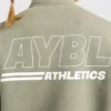 Pull oversize à fermeture éclair 1/4 Athletics Track