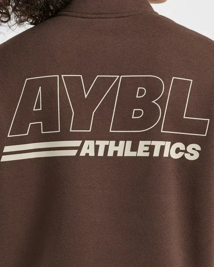 Pull oversize à fermeture éclair 1/4 Athletics Track