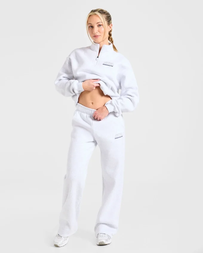 Pull oversize à fermeture éclair 1/4 Athletics Track