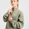 Pull oversize à fermeture éclair 1/4 Athletics Track