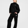 Pull oversize à fermeture éclair 1/4 « Sports Club »