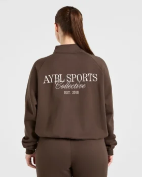 Pull oversize à fermeture éclair 1/4 Sports Collective