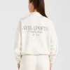 Pull oversize à fermeture éclair 1/4 Sports Collective