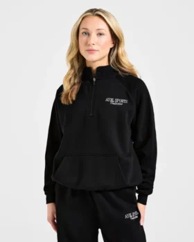 Pull oversize à fermeture éclair 1/4 Sports Collective
