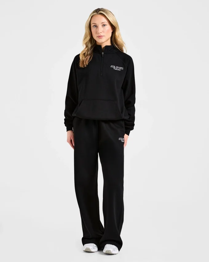 Pull oversize à fermeture éclair 1/4 Sports Collective