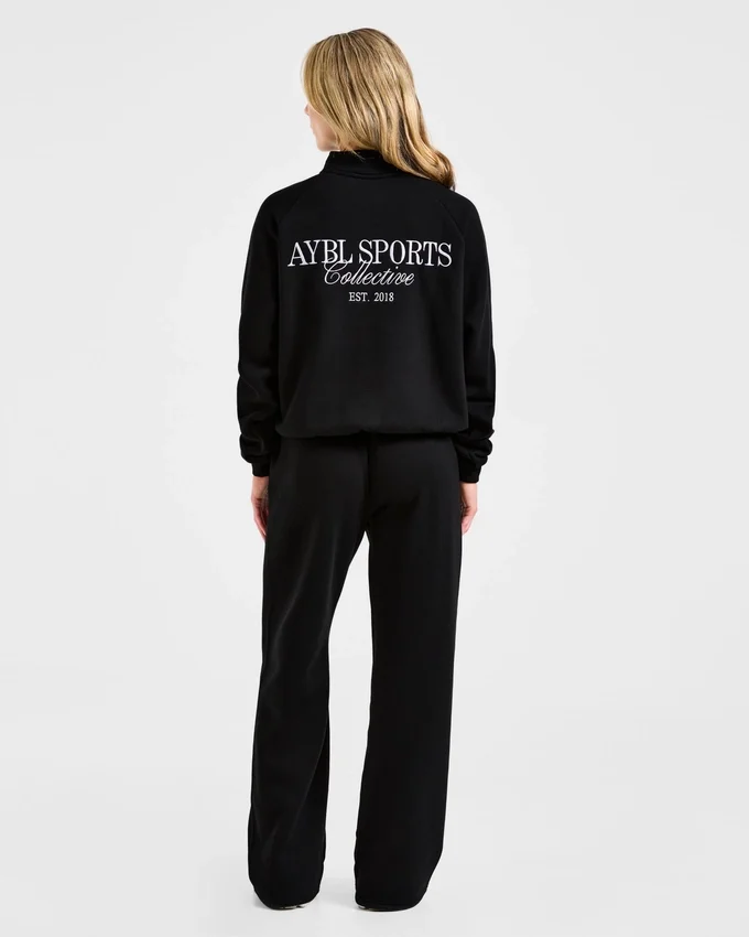 Pull oversize à fermeture éclair 1/4 Sports Collective