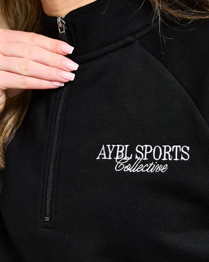 Pull oversize à fermeture éclair 1/4 Sports Collective