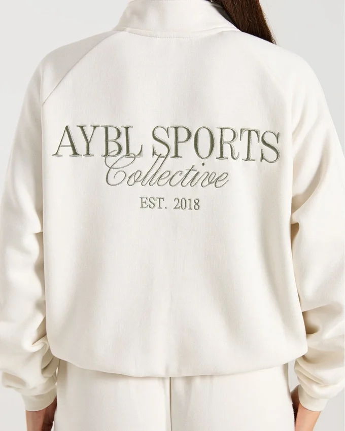 Pull oversize à fermeture éclair 1/4 Sports Collective
