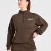 Pull oversize à fermeture éclair 1/4 Sports Collective