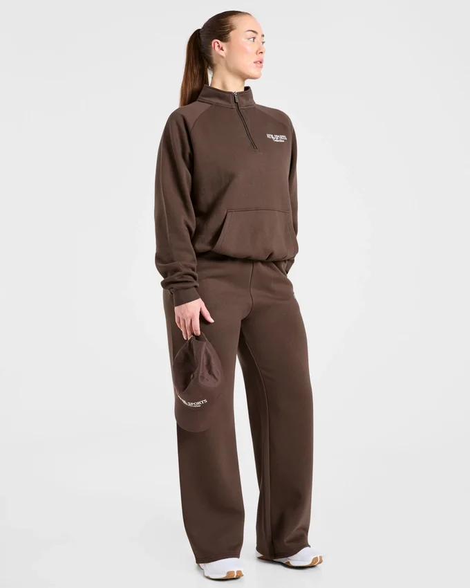 Pull oversize à fermeture éclair 1/4 Sports Collective