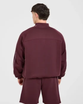 Pull oversize Restore à fermeture éclair 1/4