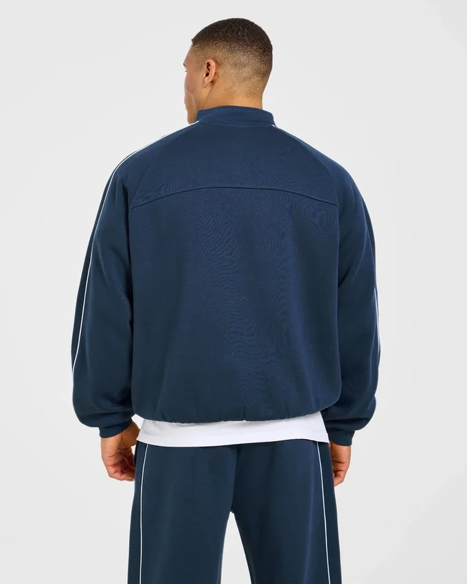 Pull oversize Restore à fermeture éclair 1/4