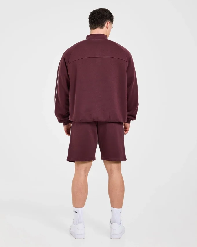 Pull oversize Restore à fermeture éclair 1/4