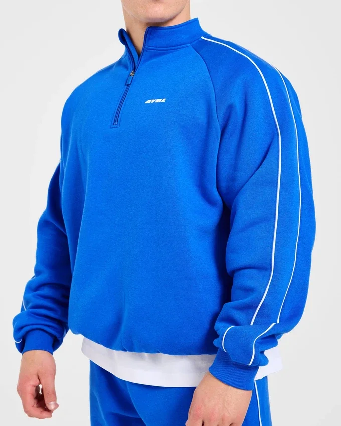 Pull oversize Restore à fermeture éclair 1/4