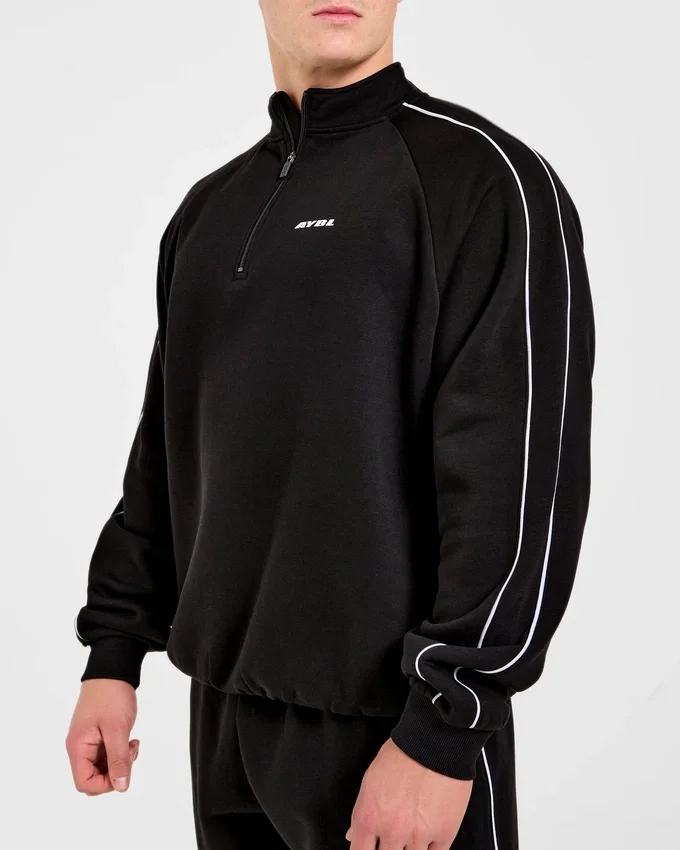 Pull oversize Restore à fermeture éclair 1/4