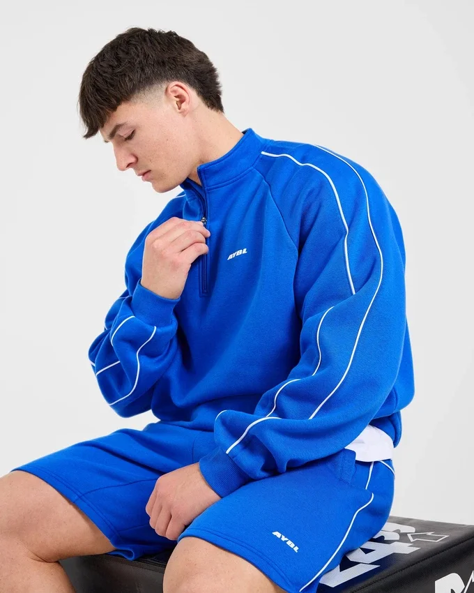 Pull oversize Restore à fermeture éclair 1/4