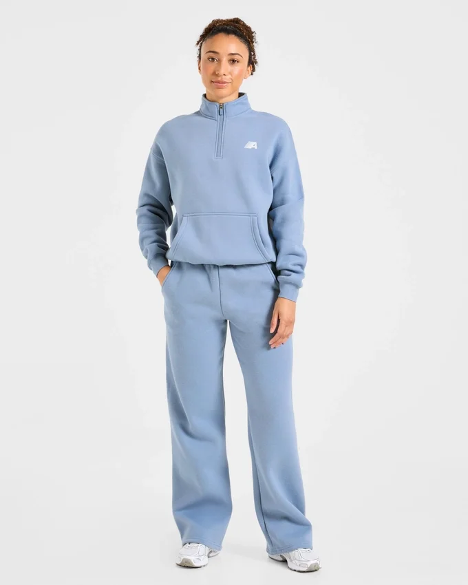 Pull oversize Retro Athletics à fermeture éclair 1/4
