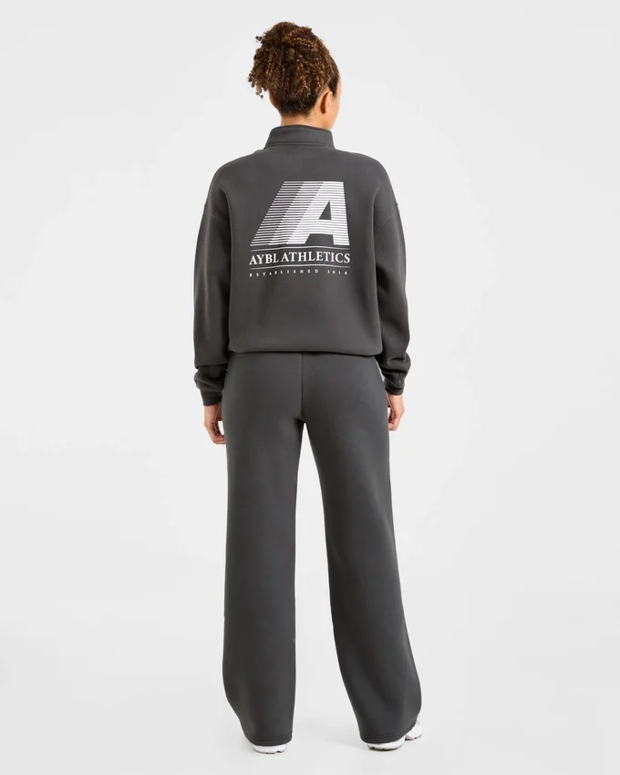 Pull oversize Retro Athletics à fermeture éclair 1/4