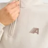 Pull oversize Retro Athletics à fermeture éclair 1/4