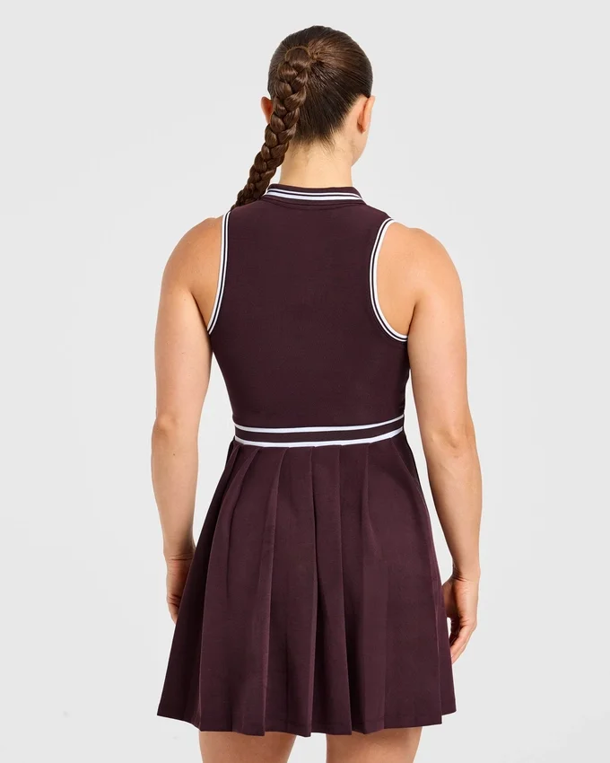 Robe plissée classique