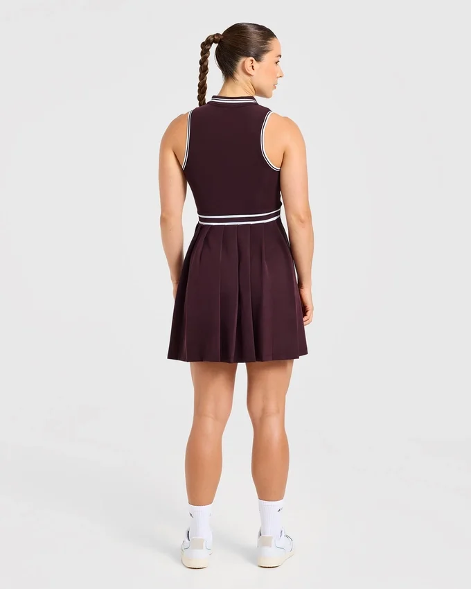 Robe plissée classique